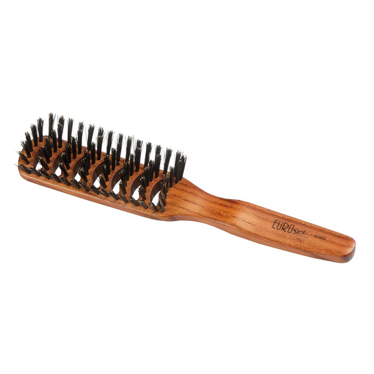 EUROSTIL EUROSTIL Madera Curved Haarbürste mit Wildschweinborsten 1 Stück Kosmetik