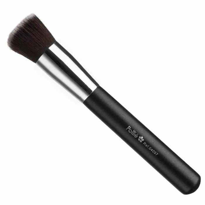 EUROSTIL EUROSTIL Kabuki Flat Brush 1 Pinsel Schwarz Professional Kosmetik Make-up