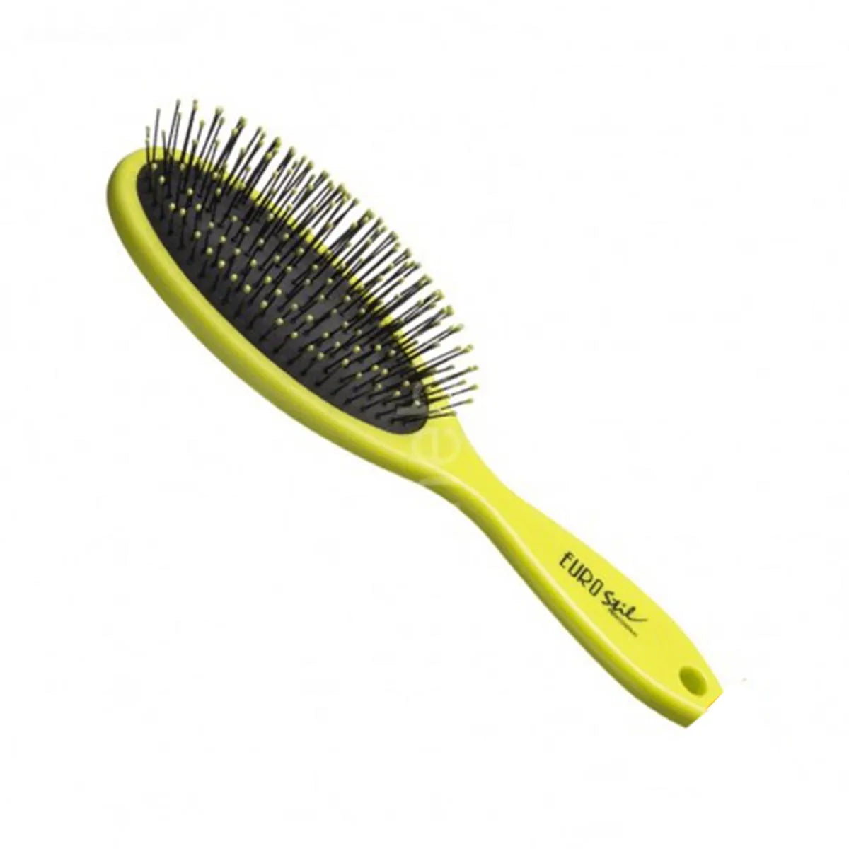 EUROSTIL EUROSTIL Ovaler Haarbürste Mittelgroß Grün Fluoreszierend 1 Stück Kosmetik