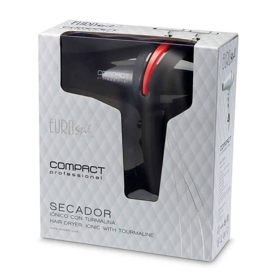 EUROSTIL EUROSTIL Compact Profesional Haartrockner mit Turmalin 2000W 1 Stück Kosmetik