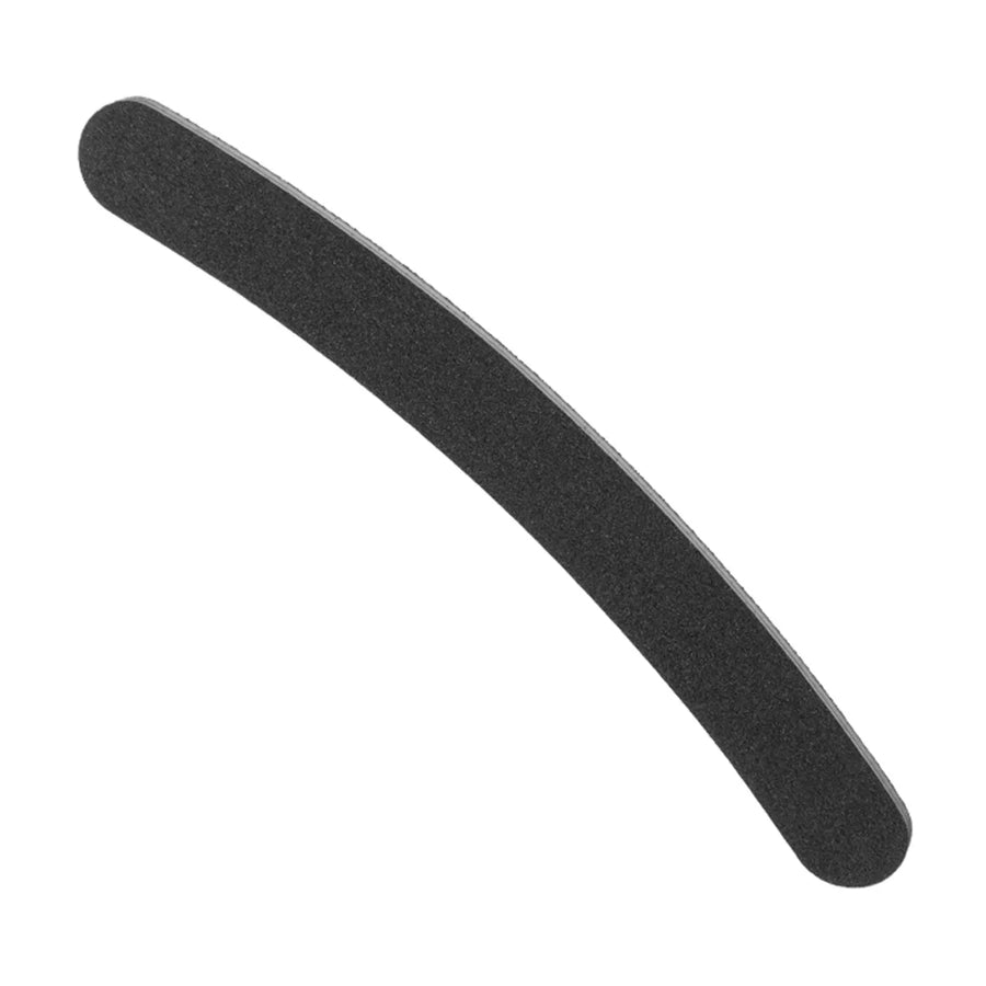 EUROSTIL gepolsterte gebogene Nagelfeile Schwarz 175 mm 12 Stück Packung