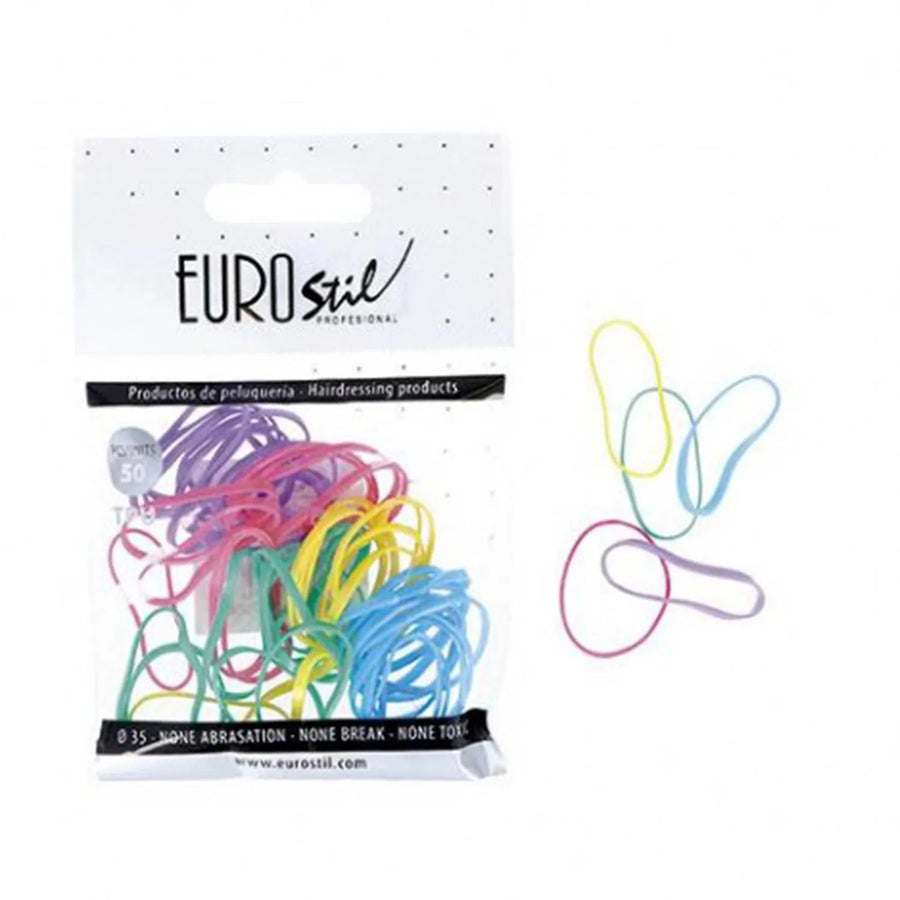 EUROSTIL EUROSTIL Cabello Bunte Haargummis 50 Stück Tasche Kosmetik