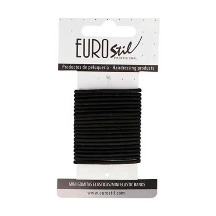 EUROSTIL EUROSTIL Mini Pack schwarze Haargummis im Karton 1 Stück Kosmetik
