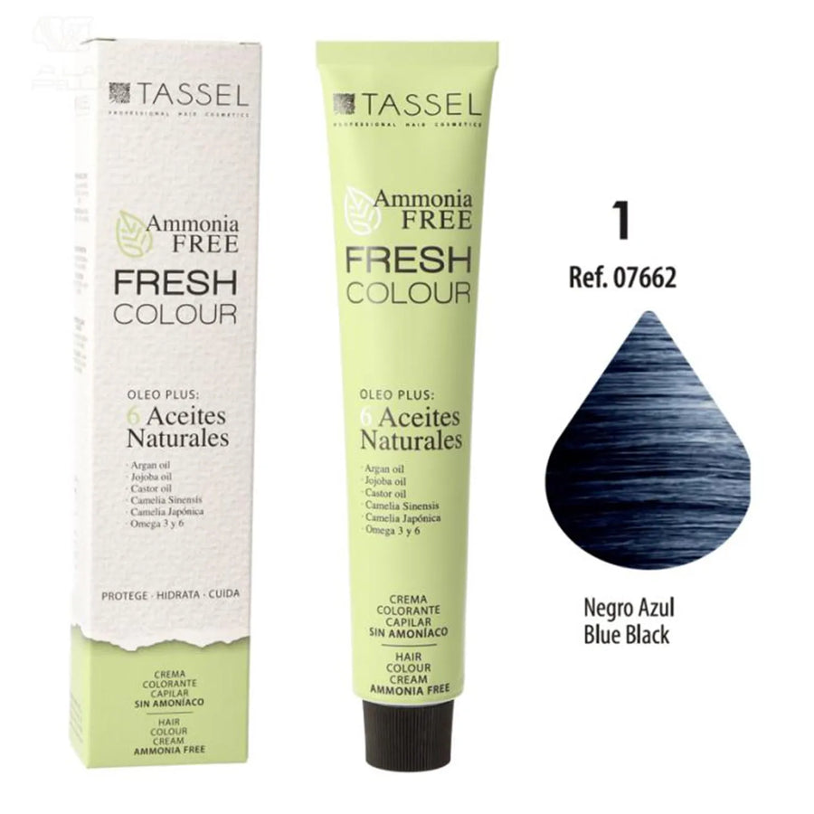 EUROSTIL EUROSTIL Fresh Colour Haarfarbe Creme ohne Ammoniak Schwarz 1 Stück Kosmetik