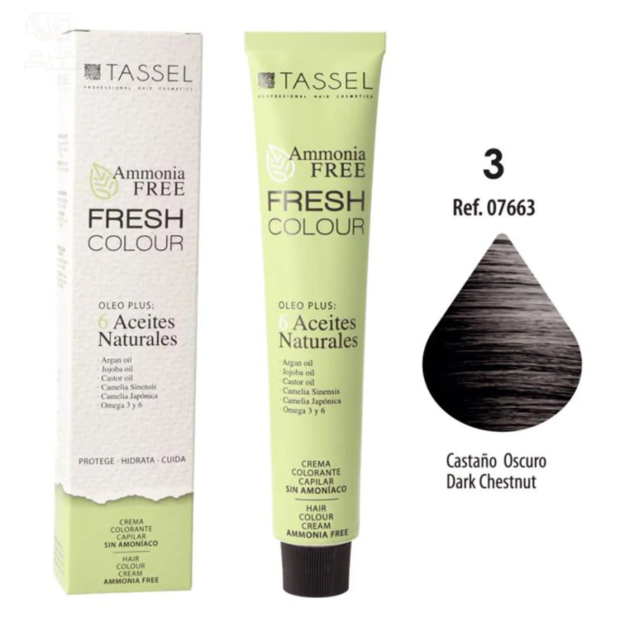 EUROSTIL EUROSTIL Fresh Colour Haarfarbe Creme ohne Ammoniak Dunkelbraun 1 Stück Kosmetik
