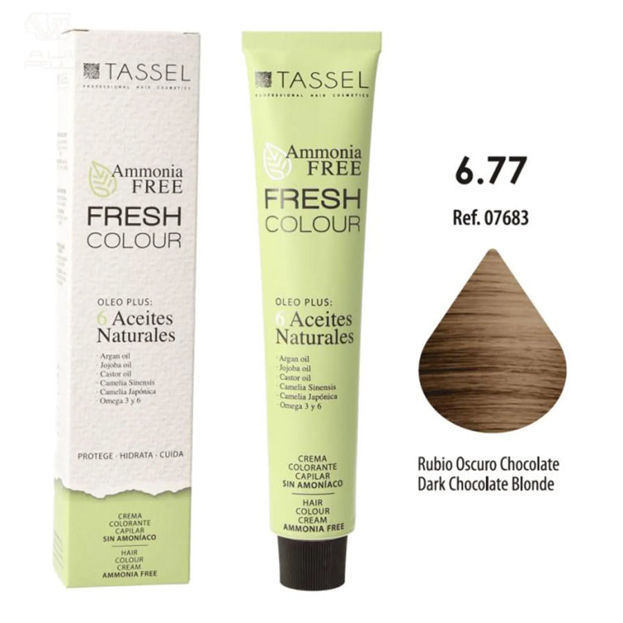 EUROSTIL EUROSTIL Fresh Colour Crema Decolorante 6,77 Rubio Oscuro Chocolate ohne Ammoniak 1 Stück Kosmetik