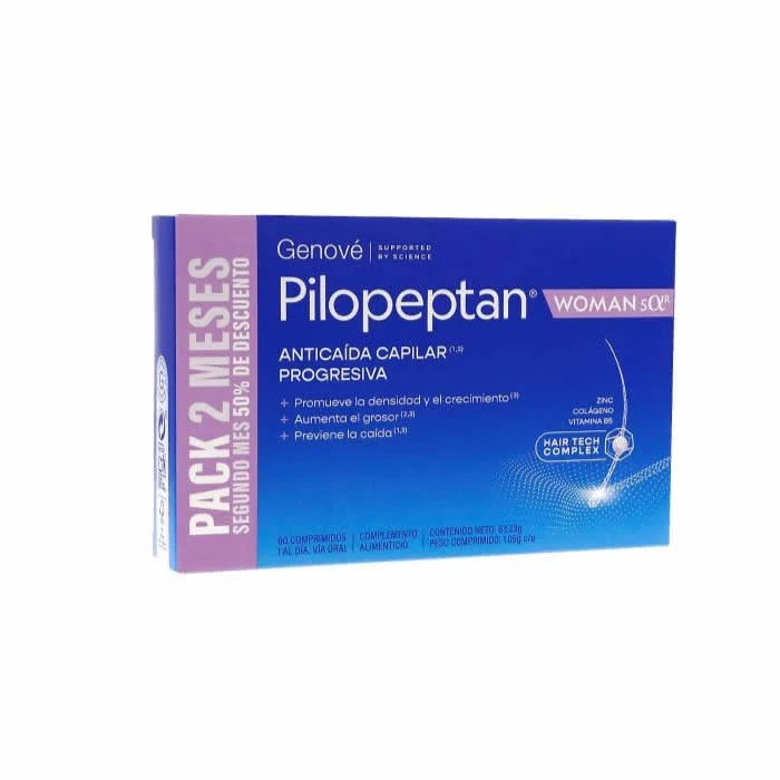 PILOPEPTAN PILOPEPTAN Woman 5 Alpha Progressive Hair Loss 60 Tabletten Nahrungsergänzung Haarpflege