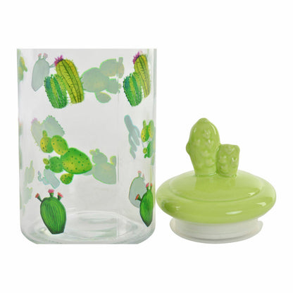 DKD Home Decor Keramikgefäss mit Kaktus-Design im Boho-Stil, 1400 ml – Detailansicht