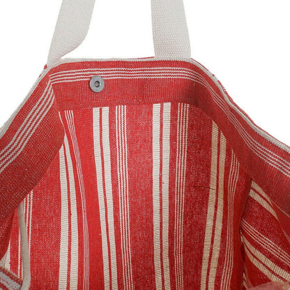 Handtasche mit Geldbeutel DKD Home Decor blau rot gestreift – Verpackung