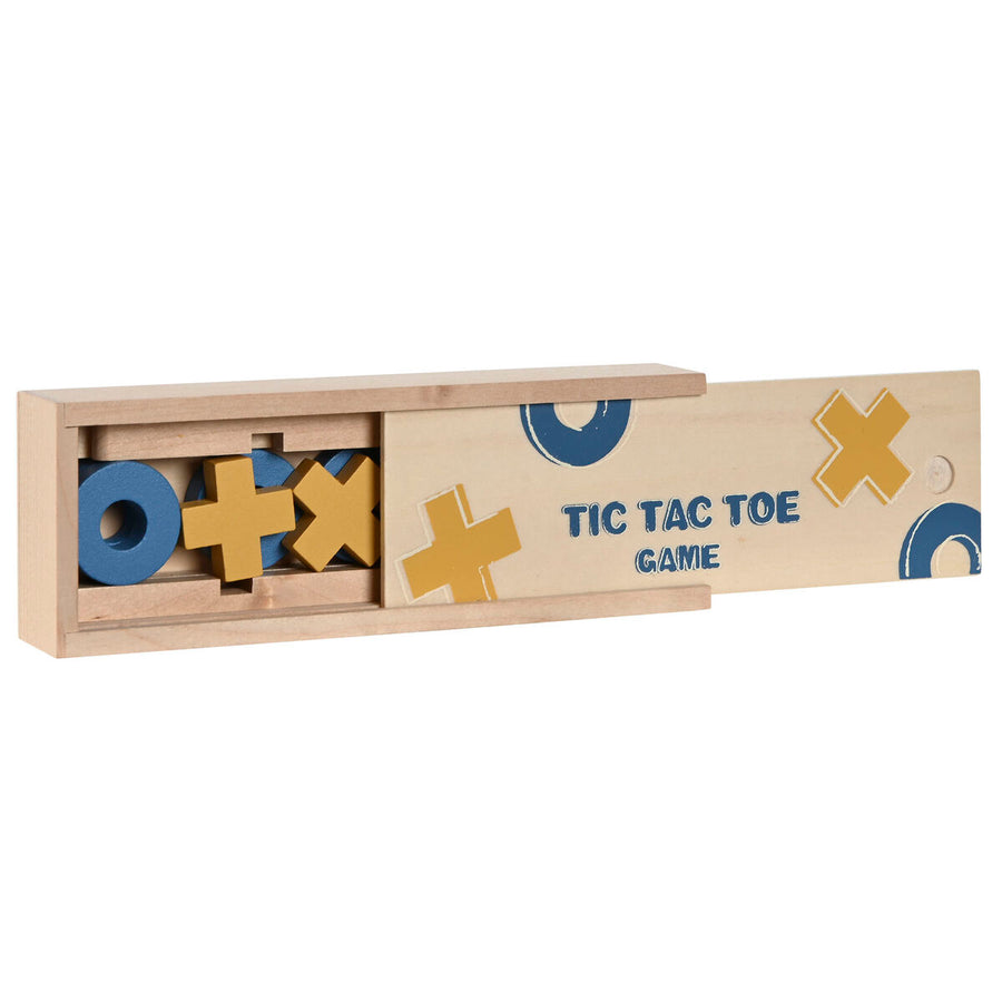 Tic-Tac-Toe-Spiel aus Holz von Home ESPRIT, ca. 18 x 6 x 3 cm – Detailansicht