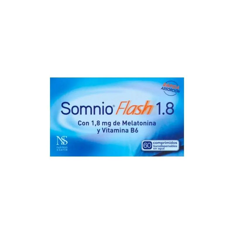 NUTRICION&SANTÉ NUTRICION&SANTÉ Somnio Flash 1,8 Nahrungsergänzung 60 Tabletten Kosmetik