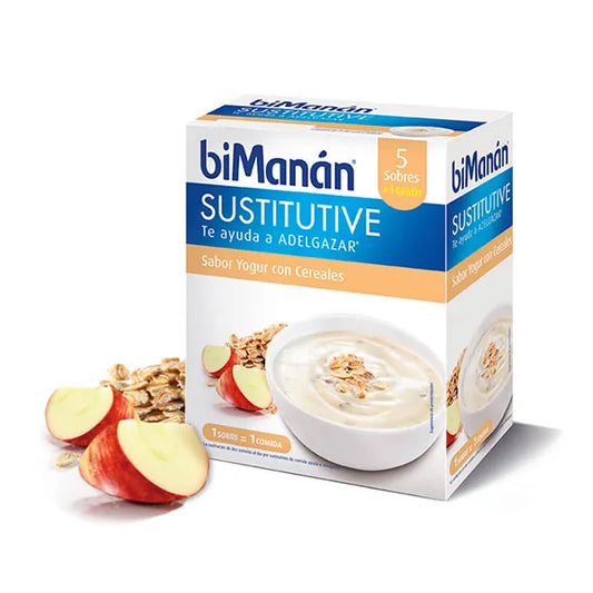 BIMANÁN BIMANÁN Sustitutive Getreide-Yogurt 5 Einheiten Kosmetikprodukt
