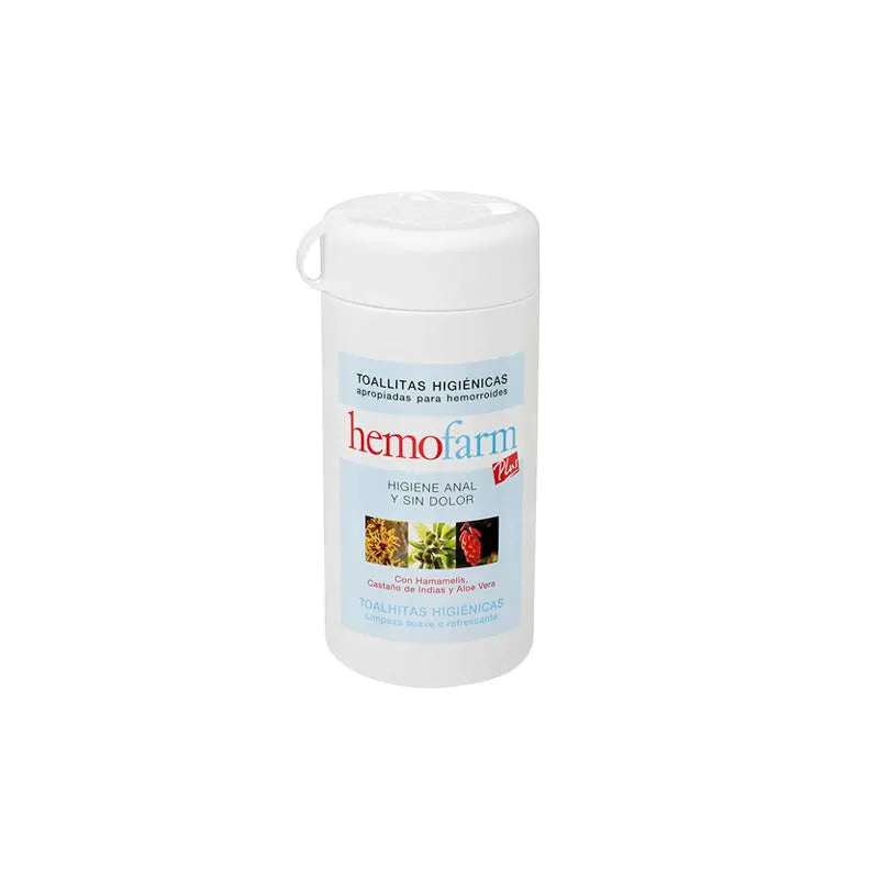 HEMOFARM HEMOFARM Plus Reinigungstücher im Bote 60 Stück Kosmetik