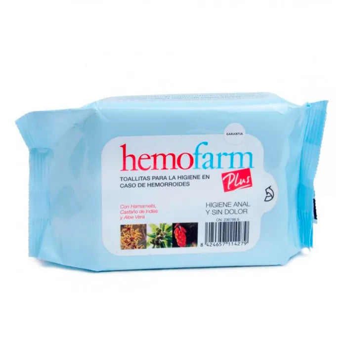 HEMOFARM HEMOFARM Hemofarm Plus Tücher 40 Stück Reinigungstücher Kosmetik