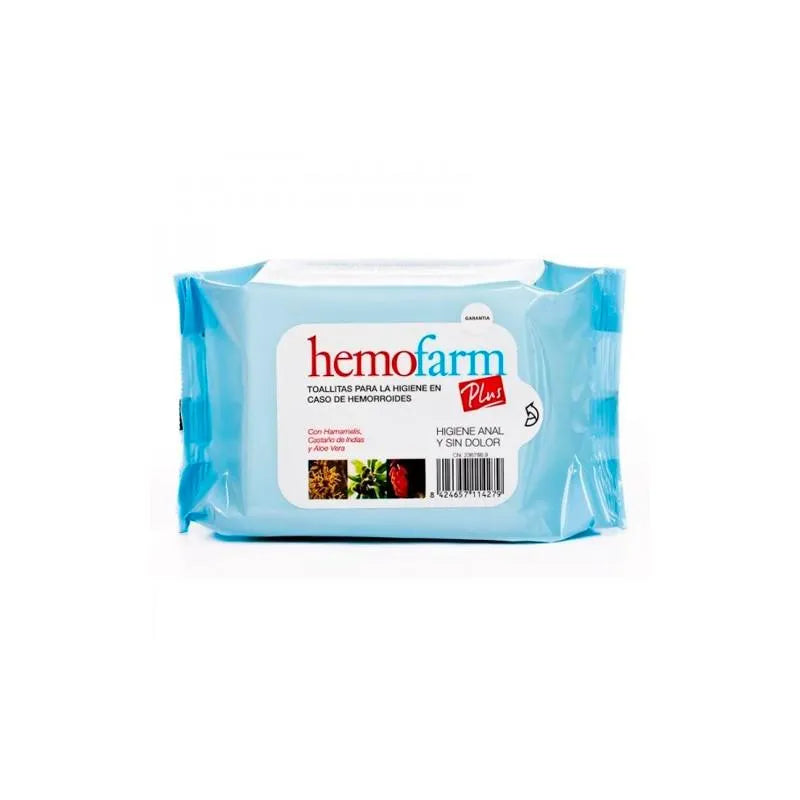 HEMOFARM HEMOFARM Plus Feuchttücher 20 Umschläge Kosmetiktücher Reinigungstücher