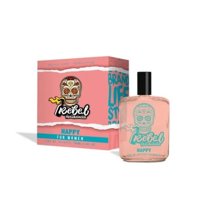 REBEL REBEL Happy Women Eau de Toilette 100 ml Damen Parfum Parfüm
