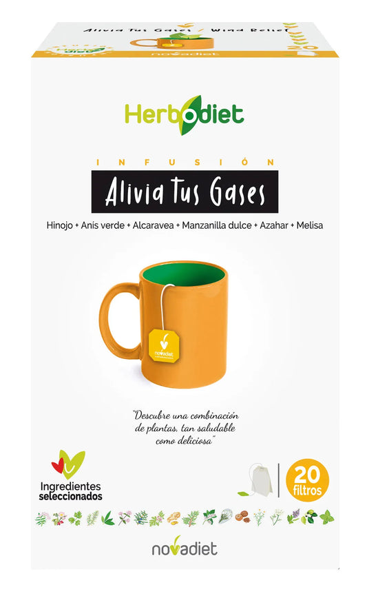 NOVADIET NOVADIET Herbodiet Alivia Tus Gases 20 Kapseln Kosmetikprodukt
