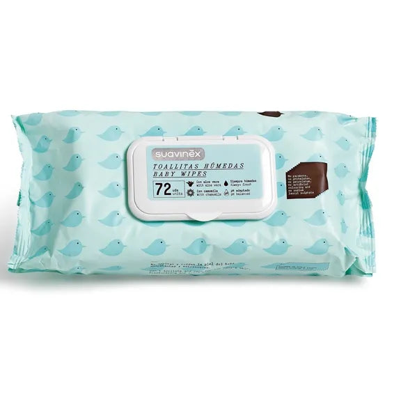 SUAVINEX SUAVINEX Feuchttücher 72 Stück Reinigungstücher für empfindliche Haut Kosmetik