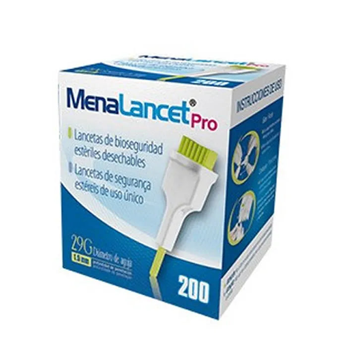 MENARINI MENARINI Menalancet Pro 29 g 200 Lanzetten für kosmetische Anwendungen Kosmetik
