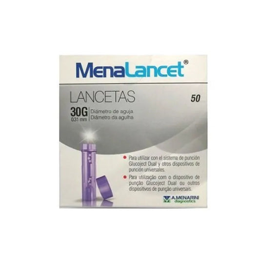 MENARINI MENARINI Menalancet 30 g 50 Lanzetten zur Anwendung in der Kosmetik