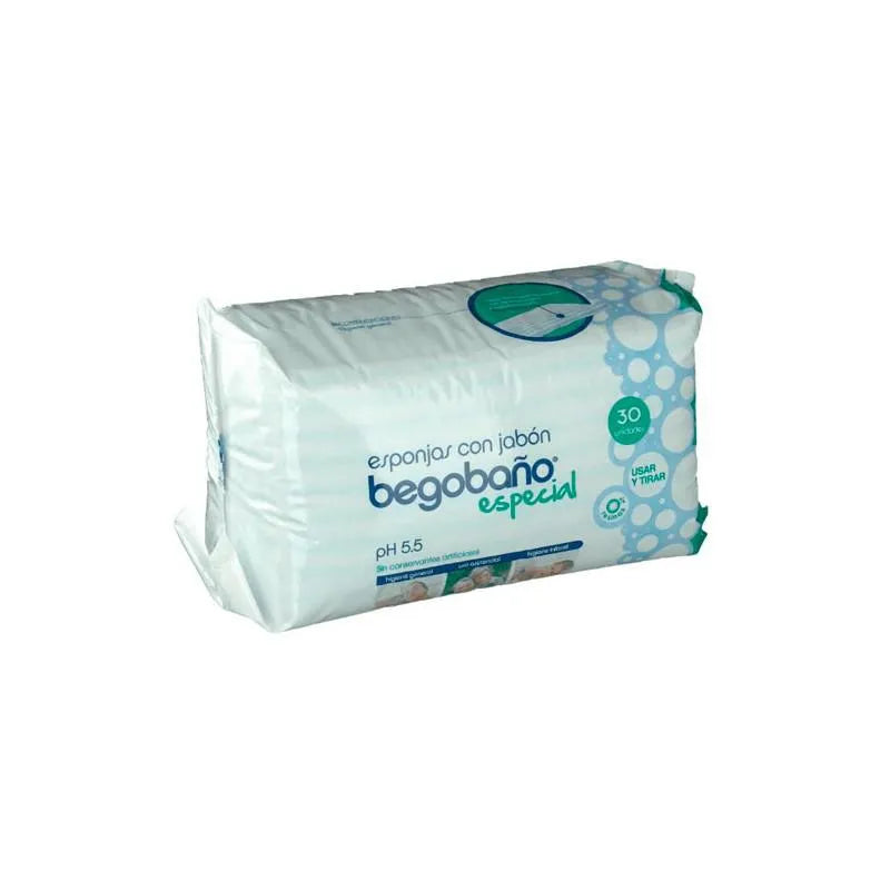 BEGOBAÑO BEGOBAÑO Jahisil Begobano Soapy Schwamm 30 Einheiten Kosmetik Zubehör Seife