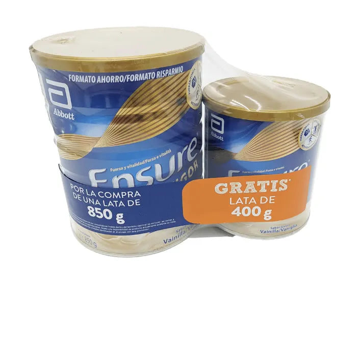 ENSURE ENSURE Nutrivigor Vanille 800 g mit Geschenk 400 g Kosmetikpflege Set