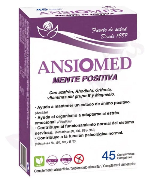 BIOSERUM BIOSERUM Ansiomed Mente Positiva 45 Comprimidos Nahrungsergänzungsmittel