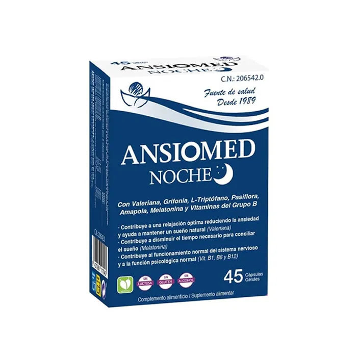 BIOSERUM BIOSERUM Ansiomed Nacht 45 Kapseln Nahrungsergänzungsmittel Kosmetik