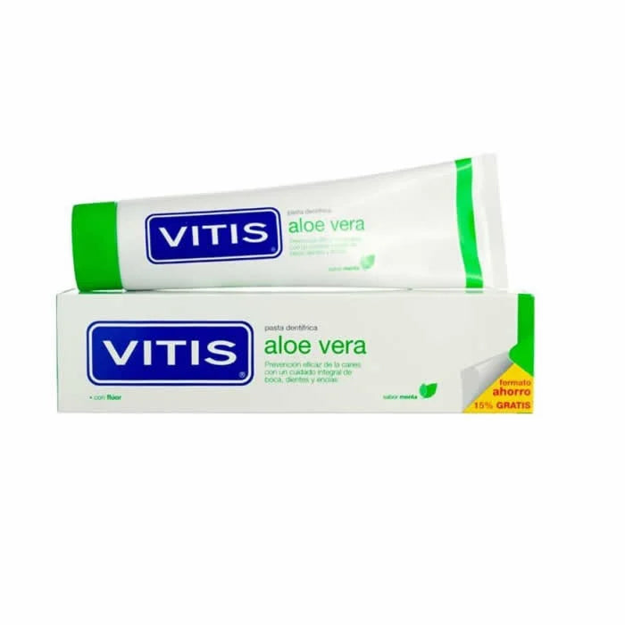 VITIS VITIS Zahnpasta Aloe Vera 150 ml natürliche Zahnpflege ohne Zusatzstoffe Kosmetik