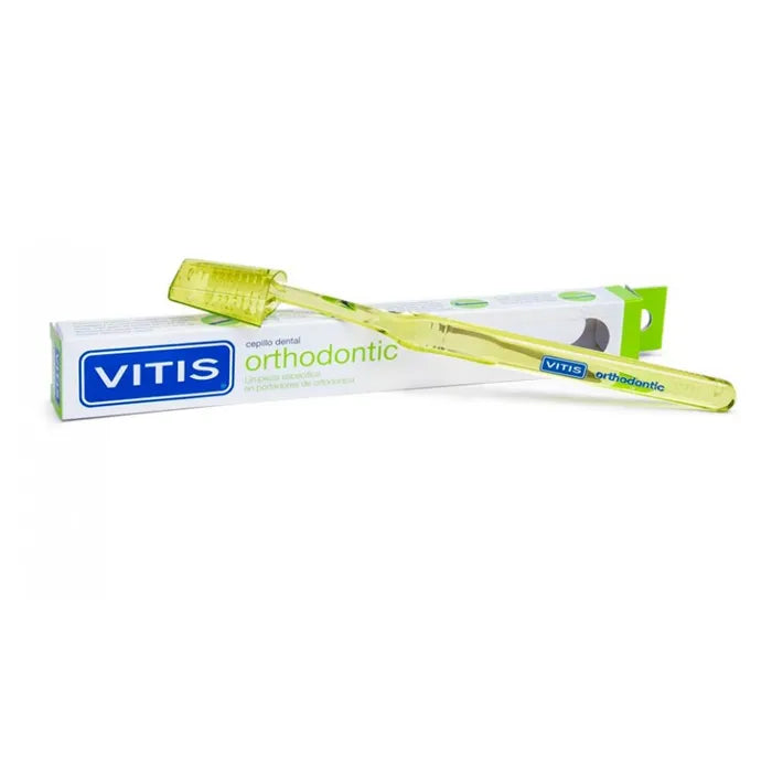 VITIS VITIS Zahnbürste Orthodontic speziell für Zahnspangen und kieferorthopädische Pflege Kosmetik