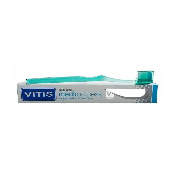 VITIS VITIS Medium Access Zahnbürste mittlere Härte für gründliche Zahnreinigung Kosmetik