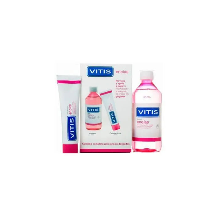 VITIS VITIS Pack Zahncreme 100 ml und Mundspülung 500 ml Set Kosmetik