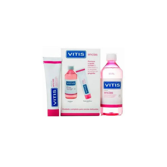 VITIS VITIS Pack Zahncreme 100 ml und Mundspülung 500 ml Set Kosmetik