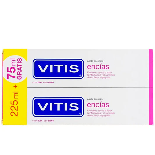 VITIS VITIS Gum Zahnpasta 2 x 150 ml Dentrifying Paste Kosmetik