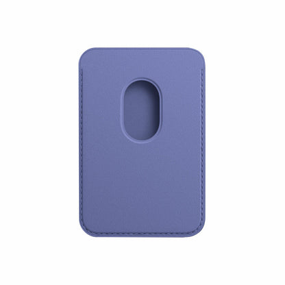 KSIX Magcard Kartenetui Blau für iPhone 12 und iPhone 13 – Seitenansicht