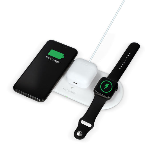 Kabelloses Ladegerät KSIX Apple-compatible Weiß