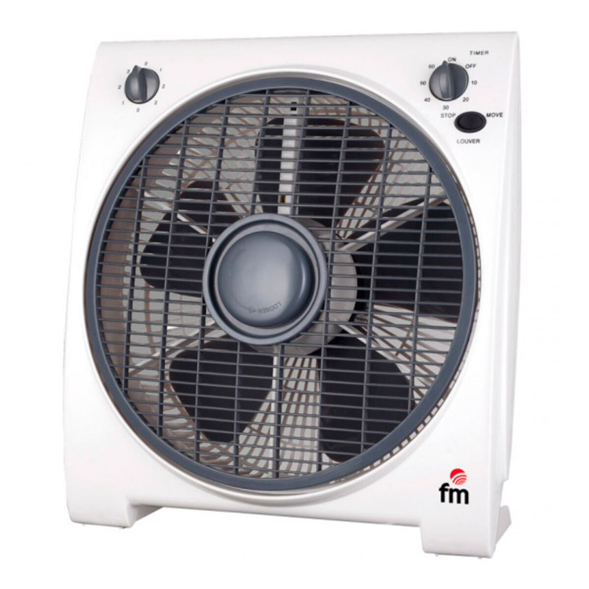 Bodenventilator Grupo FM BF4 8600046608 Weiß 45 W