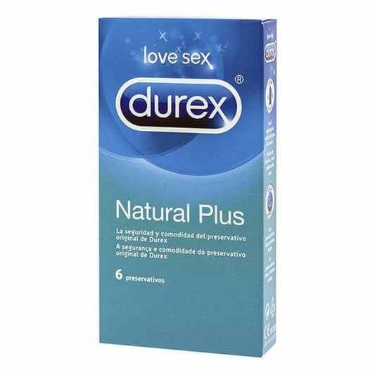 Kondome Durex Natural Plus 6 Stücke