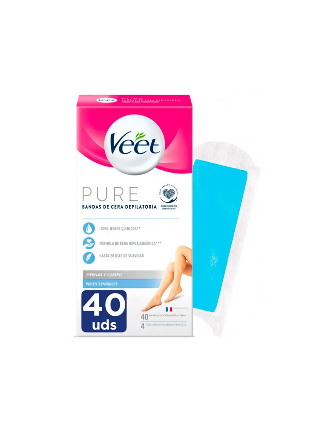 VEET VEET C Fria 40 H Pure Piel Sensible Haarentfernungscreme für empfindliche Haut Kosmetik