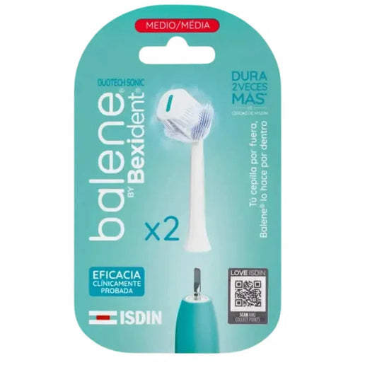 BEXIDENT BEXIDENT Duotech Sonic Ersatzbürstenköpfe mittelharte Borsten 2 Stück Kosmetik