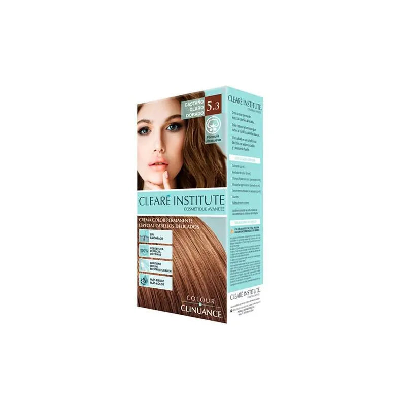 CLEARÉ INSTITUTE CLEARÉ INSTITUTE Colour Clinuance 5.3 Light Golden Brown Haarfarbe Kosmetik