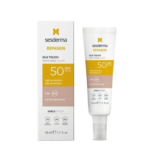 SESDERMA Sesderma Repaskin Silk Touch getönte Sonnencreme LSF 50 50 ml Kosmetik