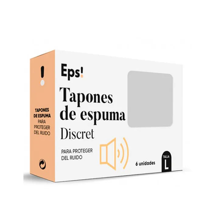 EPS EPS Schaumstoff Ohrstöpsel Diskret Größe L 6 Stück Kosmetik