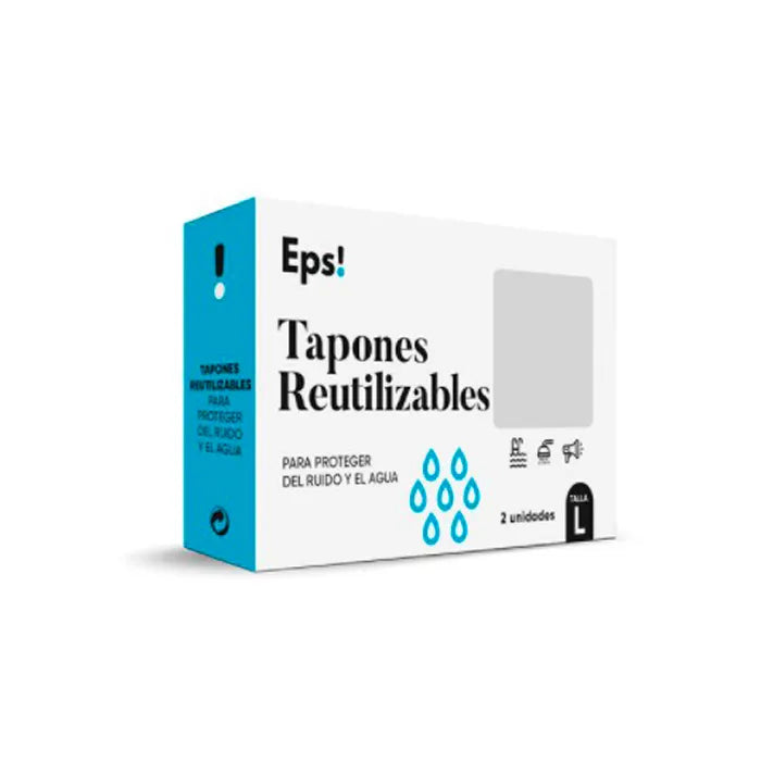 EPS EPS Wiederverwendbare Ohrstöpsel Größe L 2 Stück Kosmetik