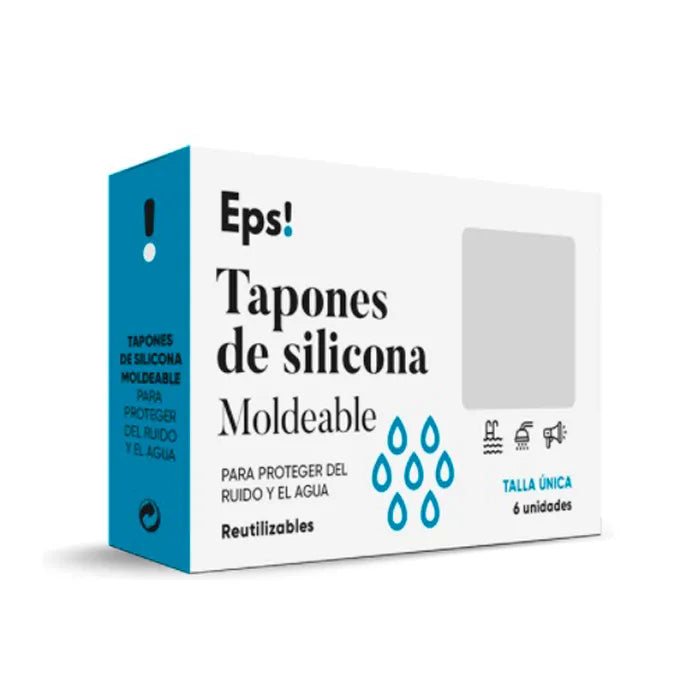 EPS EPS formbare Silikon-Ohrstöpsel 6 Stück Kosmetik