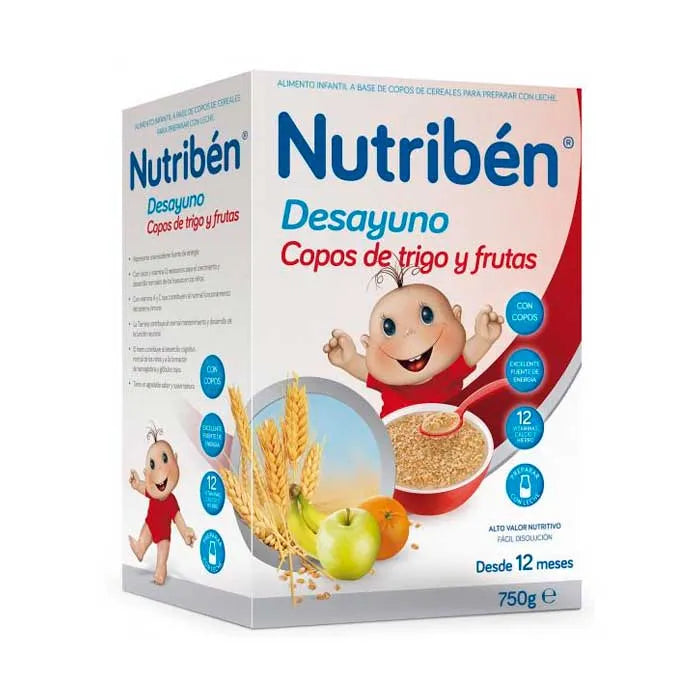 NUTRIBEN NUTRIBEN Weizen-Frühstücksflocken mit Früchten 750 g Kosmetik