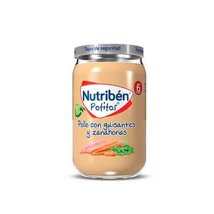 NUTRIBEN NUTRIBEN Hähnchen mit Erbsen und Karotten 235g Kosmetik