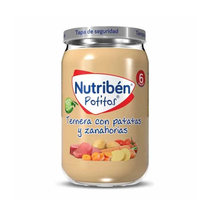 NUTRIBEN NUTRIBEN Potito Rindfleisch Kartoffeln Karotten 235g Babybrei Kosmetik