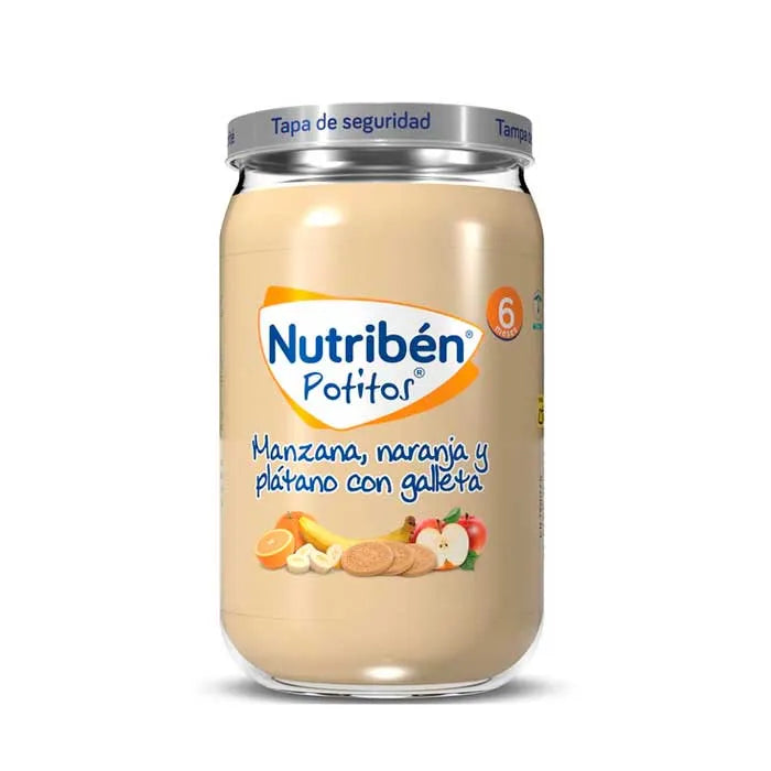 NUTRIBEN NUTRIBEN Potito Apfel Orange Banane Kekse 235 g Babybrei Kosmetik