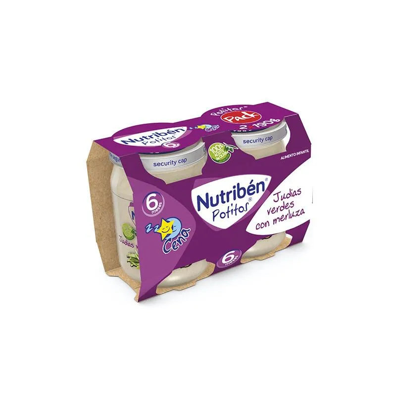 NUTRIBEN NUTRIBEN Potito Cena Bipack grüne Bohnen mit Seehecht 2 x 190 g Kosmetik